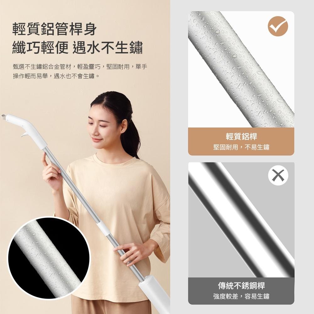 小米有品 藍小魚 鋁管 噴水拖把 懶人拖把 噴霧拖把 平板拖把 拖地 木地板 瓷磚 拖布 干濕兩用 噴水拖把 省力拖把♠-細節圖6