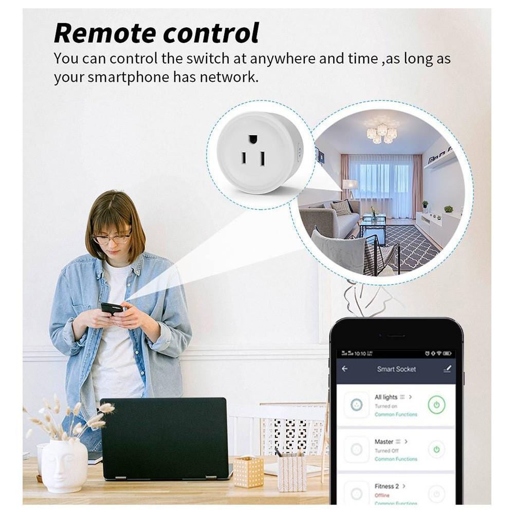 HomeKit美規智能插頭電量統計版 WiFi插座 Siri語音  APP遠程控制 定時開關 小愛同學-細節圖4