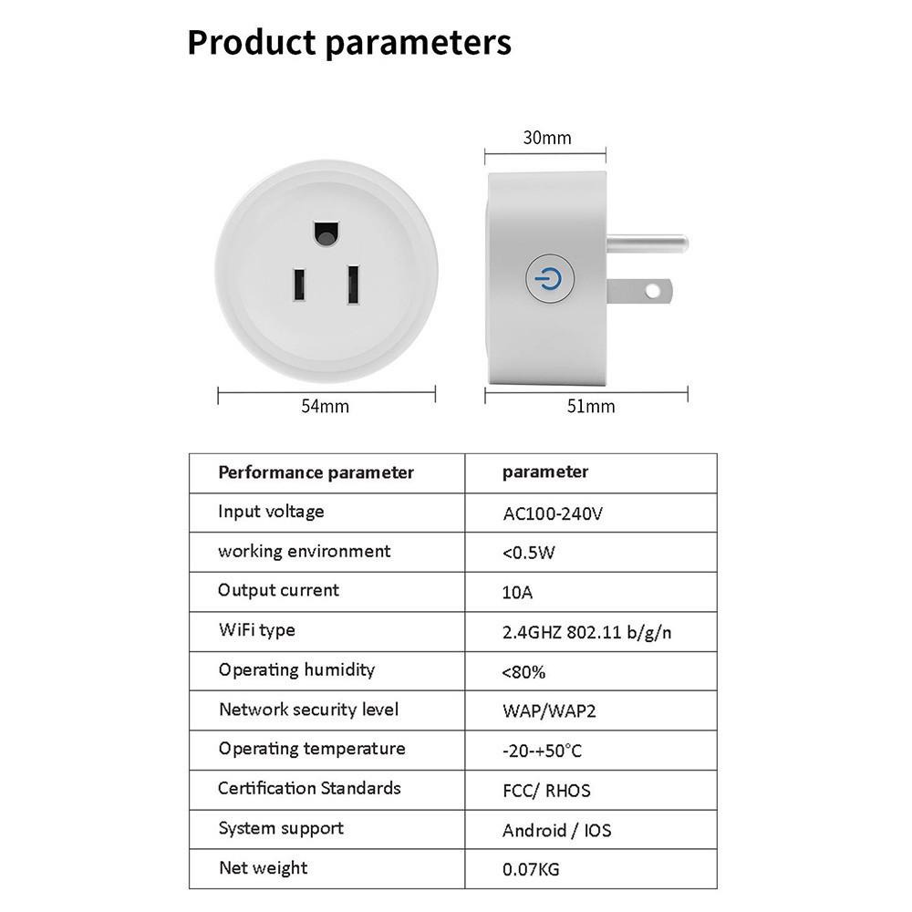 HomeKit美規智能插頭電量統計版 WiFi插座 Siri語音  APP遠程控制 定時開關 小愛同學-細節圖9