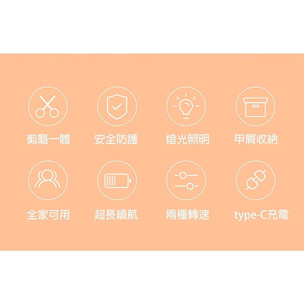 【現貨出貨】小米 Seemagic Pro 電動指甲刀 電動指甲剪 電動修剪 指甲剪 磨甲刀 美甲 老人指甲刀 防飛濺-細節圖3