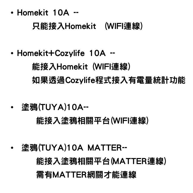 HomeKit  TUYA MATTER 智能插頭 遠程控制 WiFi插座 Siri語音控制-細節圖2