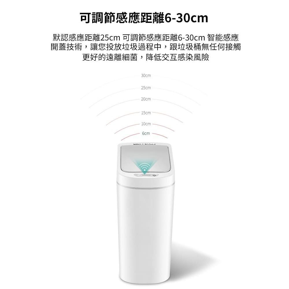 美國 NINESTARS 納仕達 感應垃圾桶 智能垃圾桶 7L 9L 大容量 台灣代理正品-細節圖6