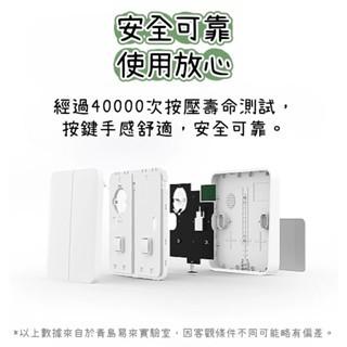 【現貨】米家 小米無線開關貼牆版 雙鍵 單鍵 多控合一 超長續航 可貼可放 智能雙控 豐富聯動  無需佈線-細節圖2