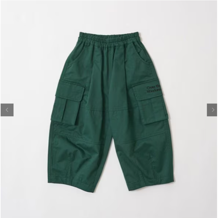 現貨卡其120 # 日本品牌｜ 帥氣氣球廓形褲 ｜日本 小童 中童 大童 b.ROOM-細節圖8