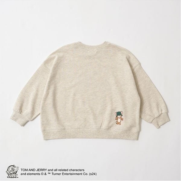 現貨＃預購＃日本品牌｜🧢TOM AND JERRY🧢湯姆貓與傑利鼠寬鬆棉衫｜#日本#童裝#大學Ｔ#學校#運動衫-細節圖7