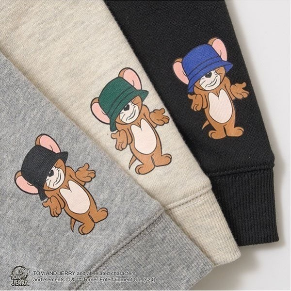 現貨＃預購＃日本品牌｜🧢TOM AND JERRY🧢湯姆貓與傑利鼠寬鬆棉衫｜#日本#童裝#大學Ｔ#學校#運動衫-細節圖8