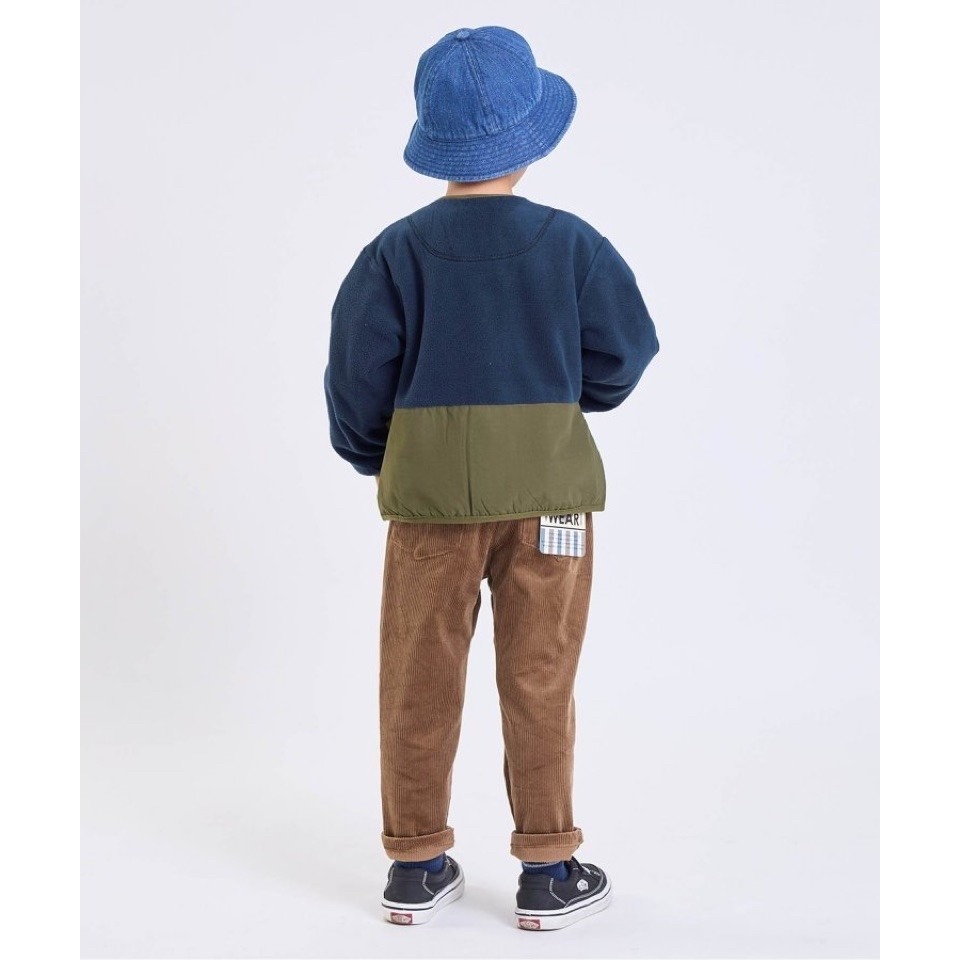 現貨深灰100 日本#F.O.｜保暖棉絨開襟衫 ｜#F.O.日本品牌 小童 中童 大童-細節圖11