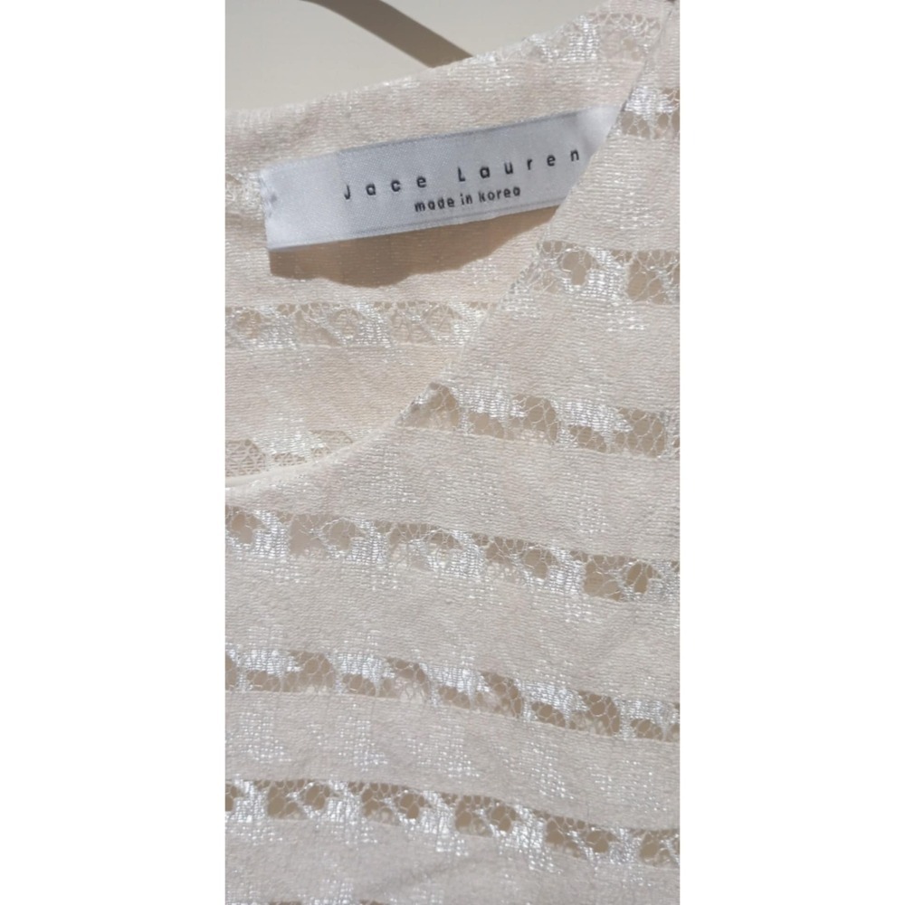 A230 韓版蕾絲無袖洋裝-細節圖3