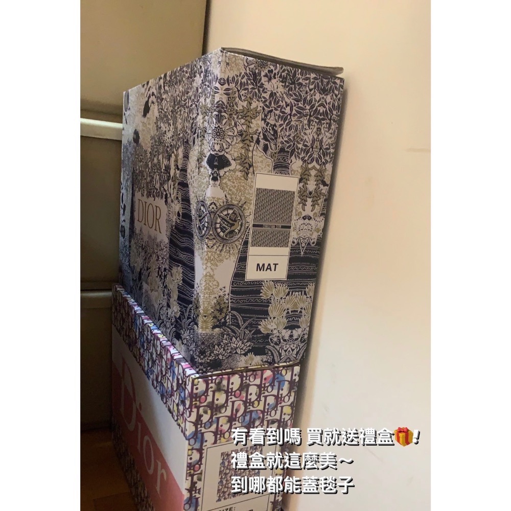 迪奧毛毯現貨（附禮盒-細節圖2