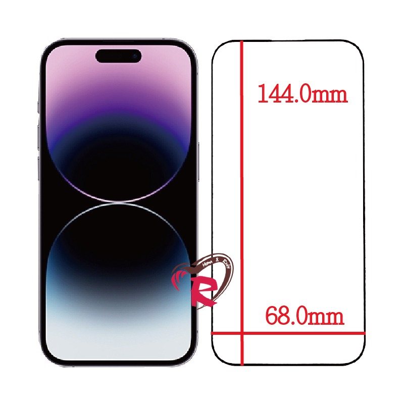Apple- iphone 14 pro i14pro iphone14 pro  防靜電 滿版 抗紫光 鋼化玻璃膜-細節圖2