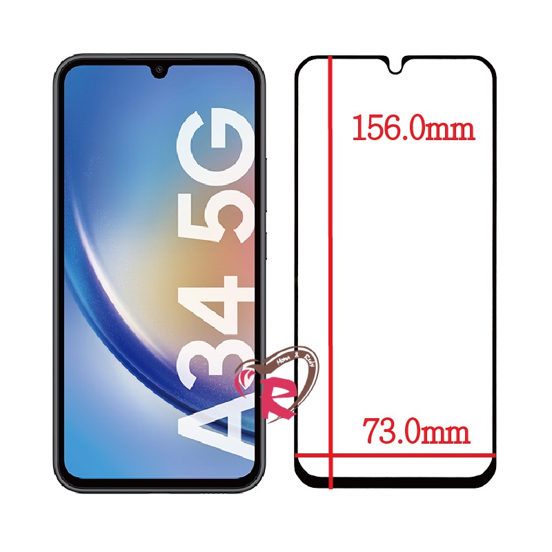 Samsung-三星 Galaxy A34 5G 保護貼 光學抗藍光 紫光 光觸媒 全屏 滿版 9h鋼化玻璃膜-細節圖2