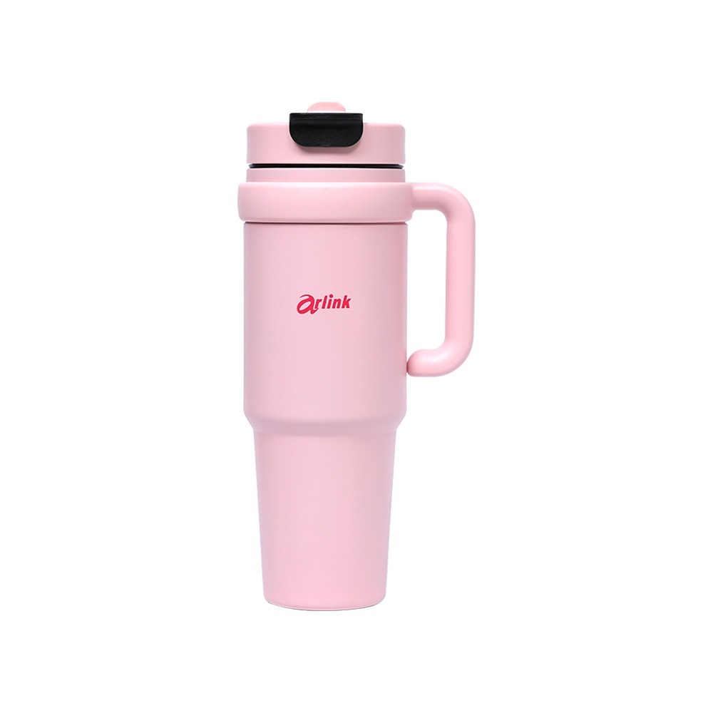 【Arlink】多拿滋系列 不鏽鋼吸管保溫冰霸杯1000ml-規格圖11