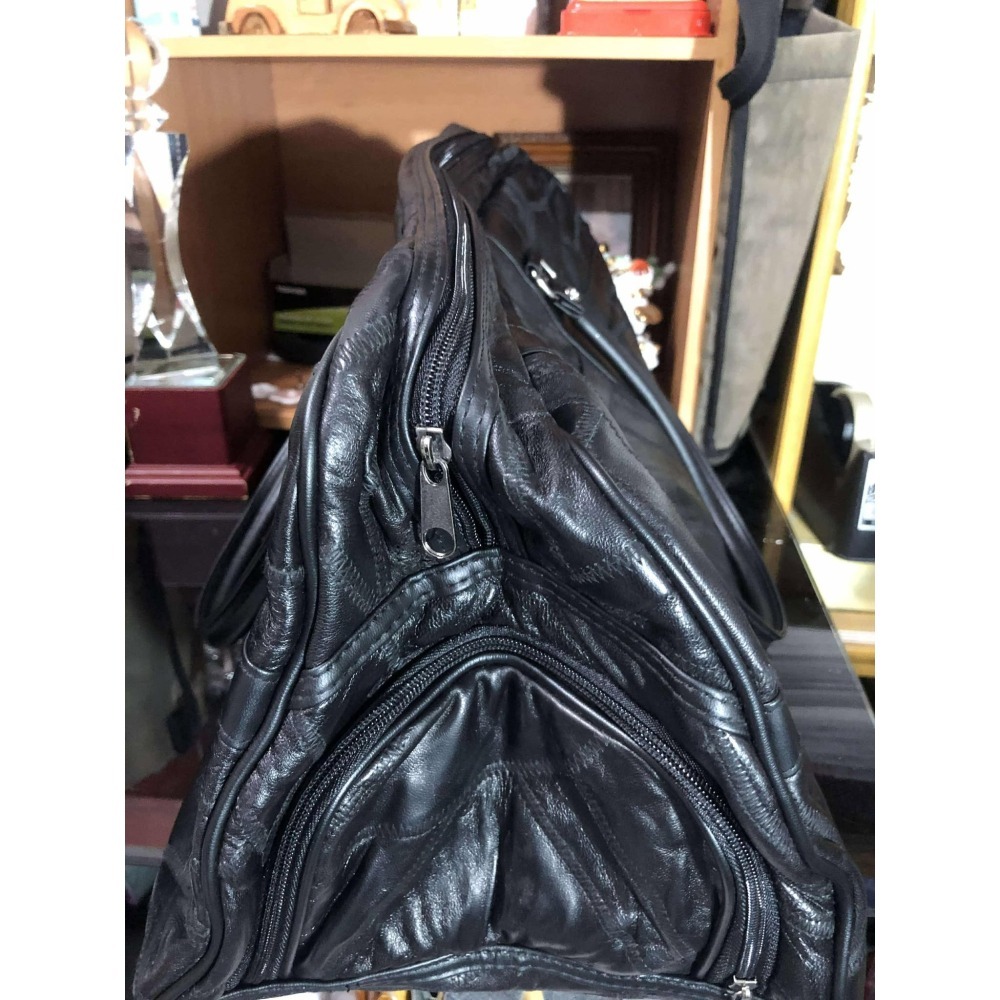 旅行真皮旅行袋-細節圖3