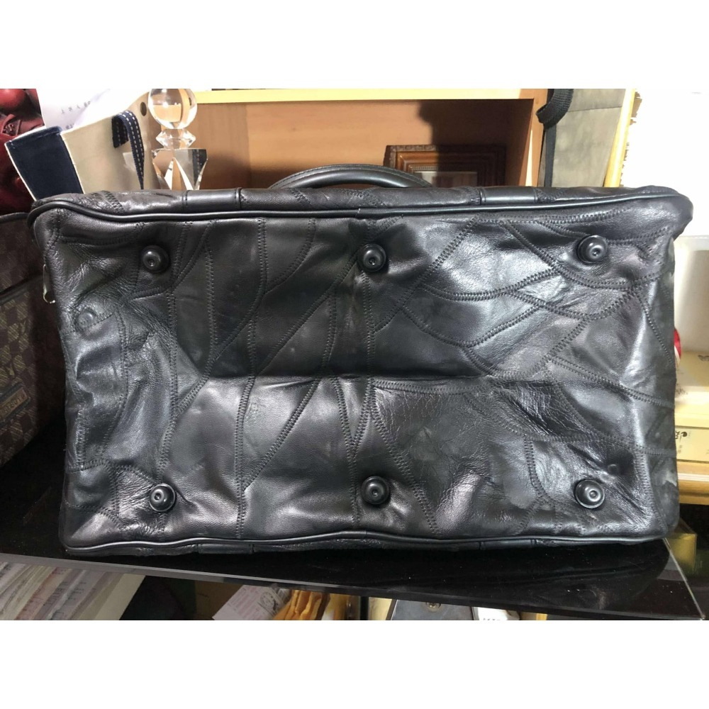 旅行真皮旅行袋-細節圖4