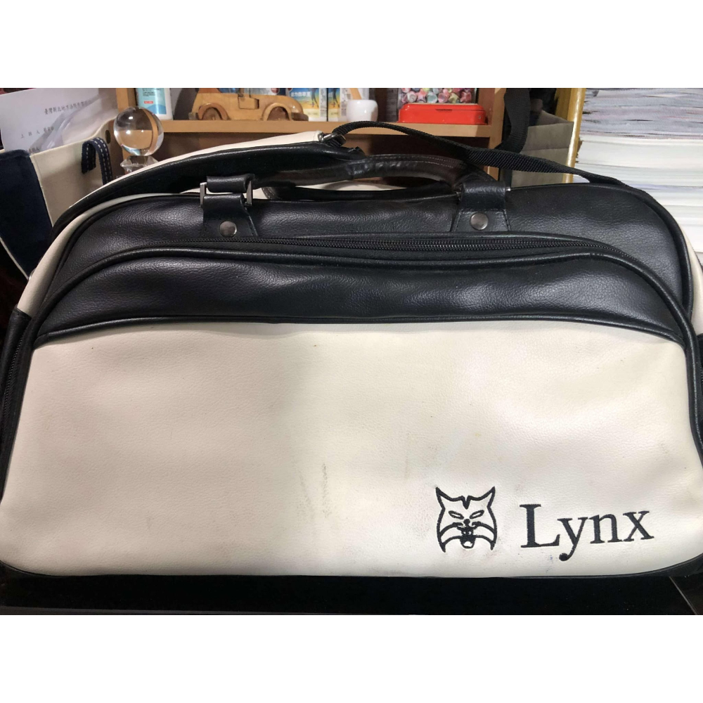 Lynx 超大容量皮革運動旅行袋  售2500-細節圖7