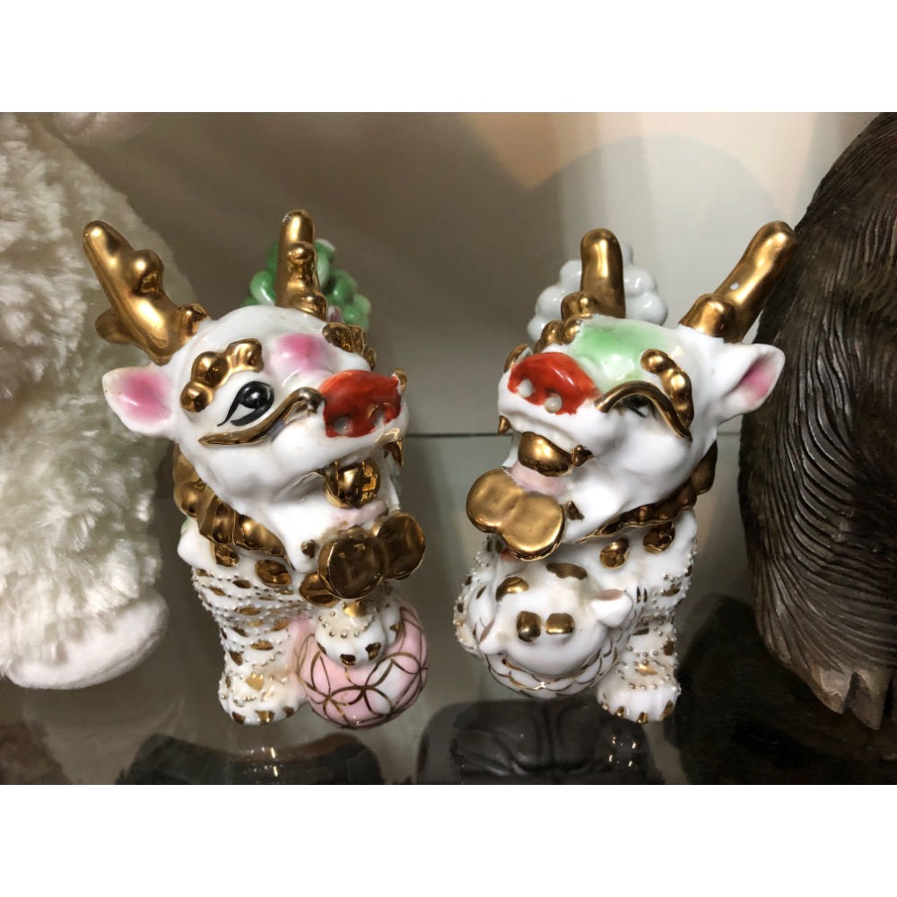 一對 雙麒麟 擺飾-細節圖2