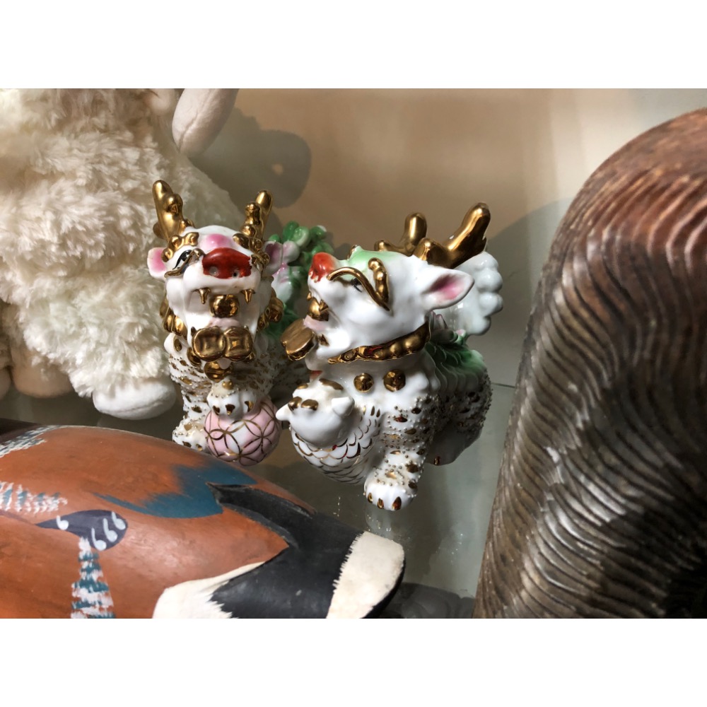 一對 雙麒麟 擺飾-細節圖3