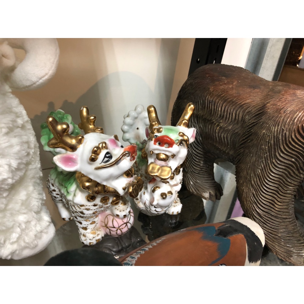 一對 雙麒麟 擺飾-細節圖5