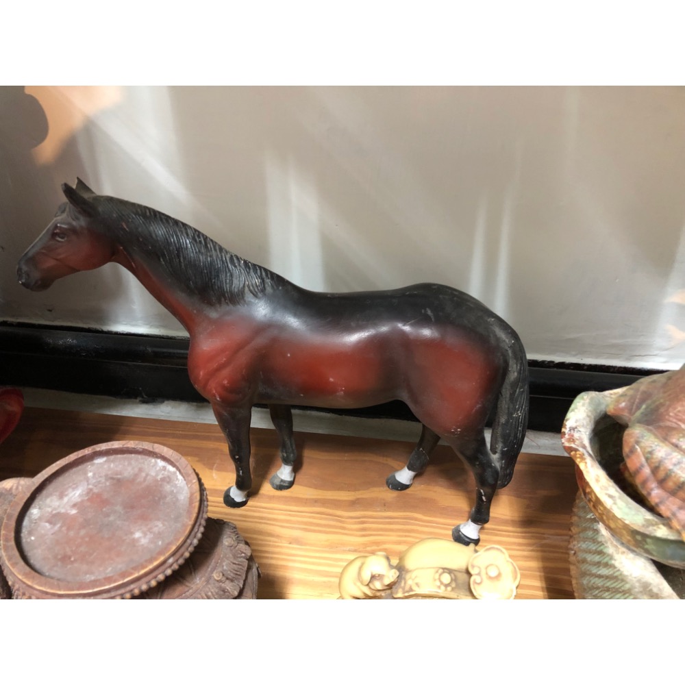 擬真汗血寶馬  頗重的擺飾-細節圖2