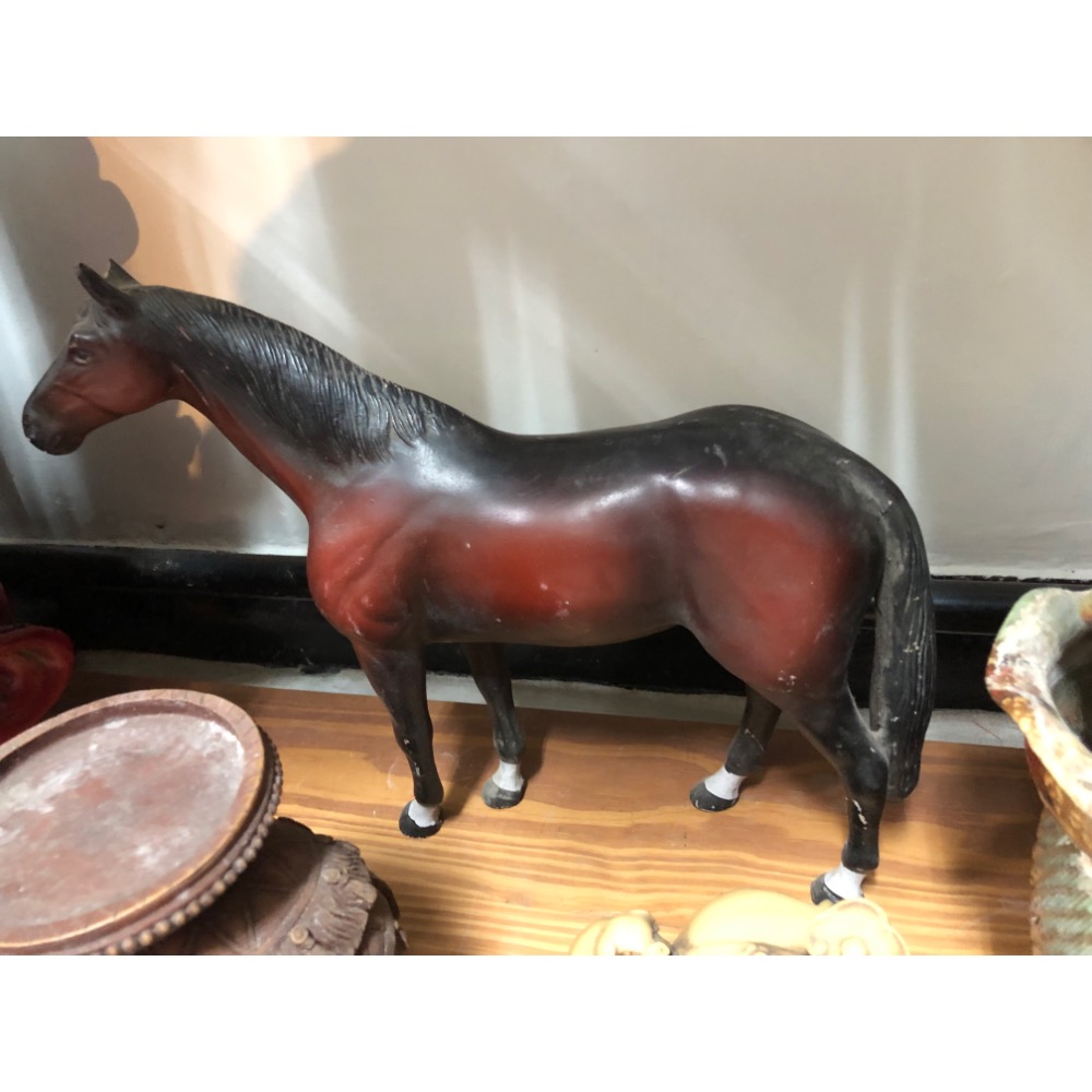 擬真汗血寶馬  頗重的擺飾-細節圖3