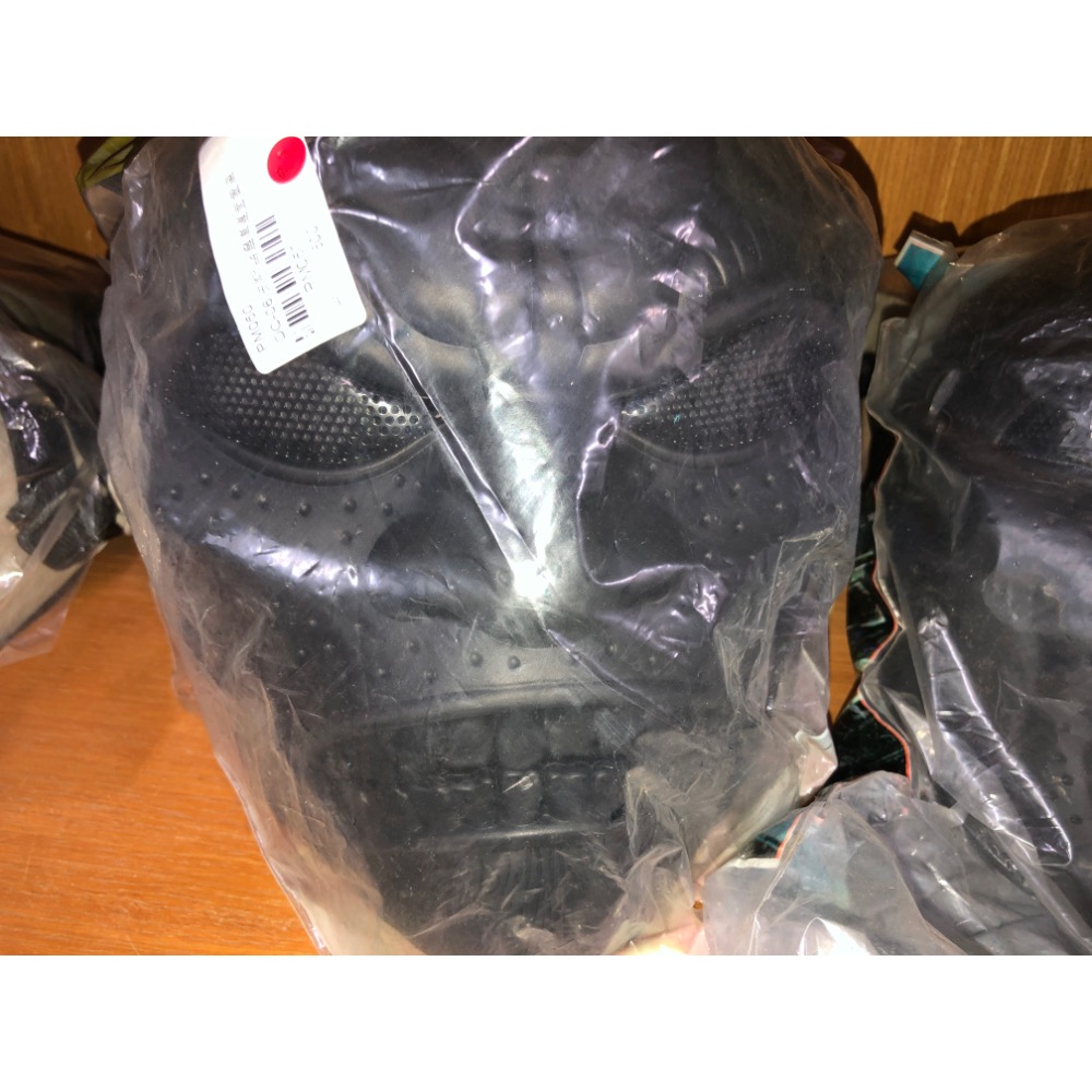 黑色 叢林惡人軍團幽靈面具面罩 恐怖嚇人面具 惡人面具 生存遊戲 叢林漆彈 萬聖節活動-細節圖5