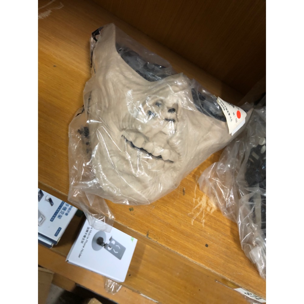 肉色 皮膚色 叢林惡人軍團幽靈面具面罩 恐怖嚇人面具 惡人面具 生存遊戲 叢林漆彈 萬聖節活動-細節圖3