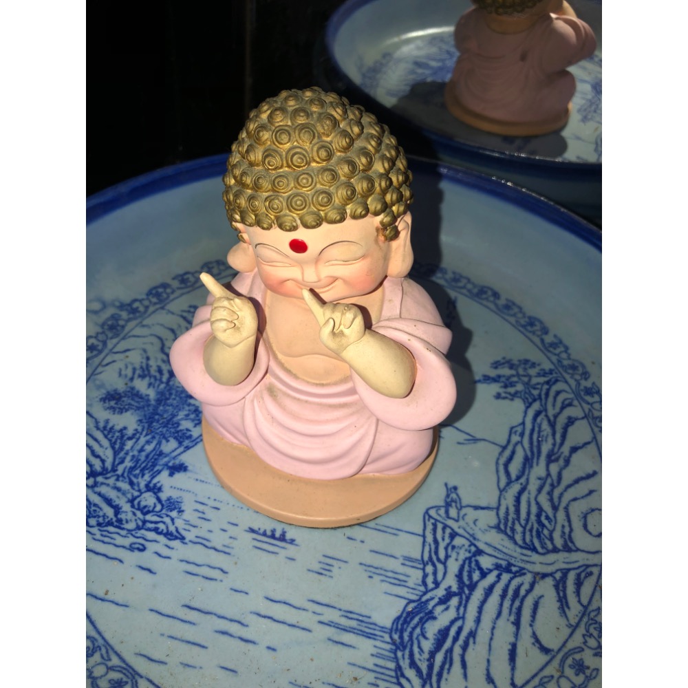 陶瓷佛陀  高13cm-細節圖3