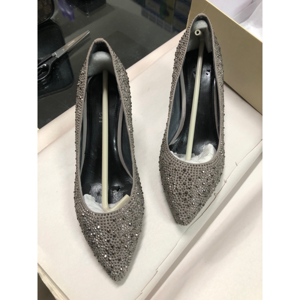 Sabon全新鑲鑽高跟鞋 37號-細節圖2