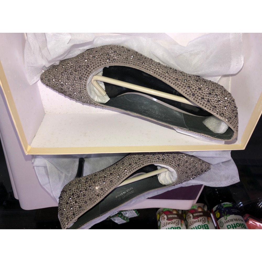 Sabon全新鑲鑽高跟鞋 37號-細節圖7