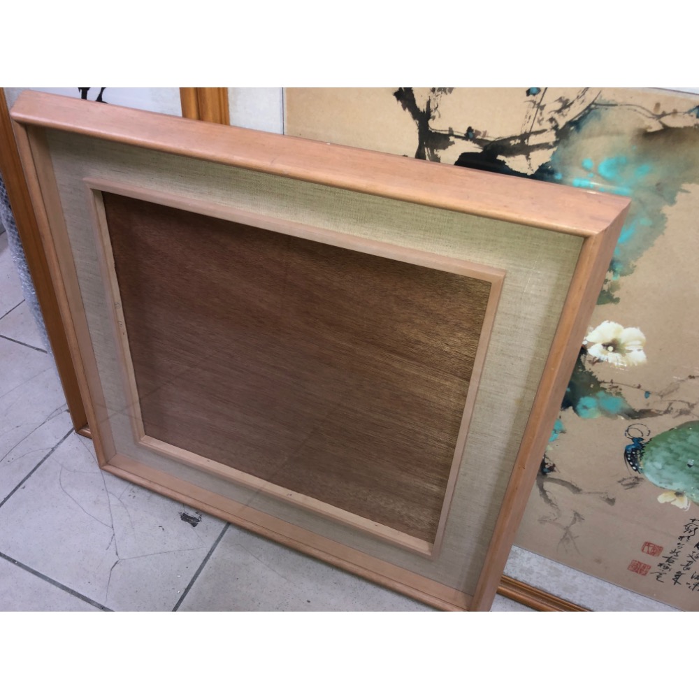 畫框 實木厚畫框 65*73cm 厚5.5cm自娶板橋-細節圖2
