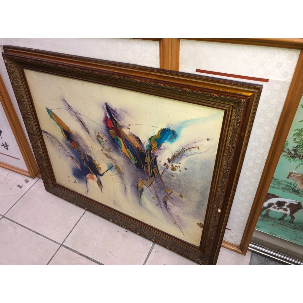 掛畫 壁畫 藝術畫 油畫 裝飾畫 75*95cm-細節圖2