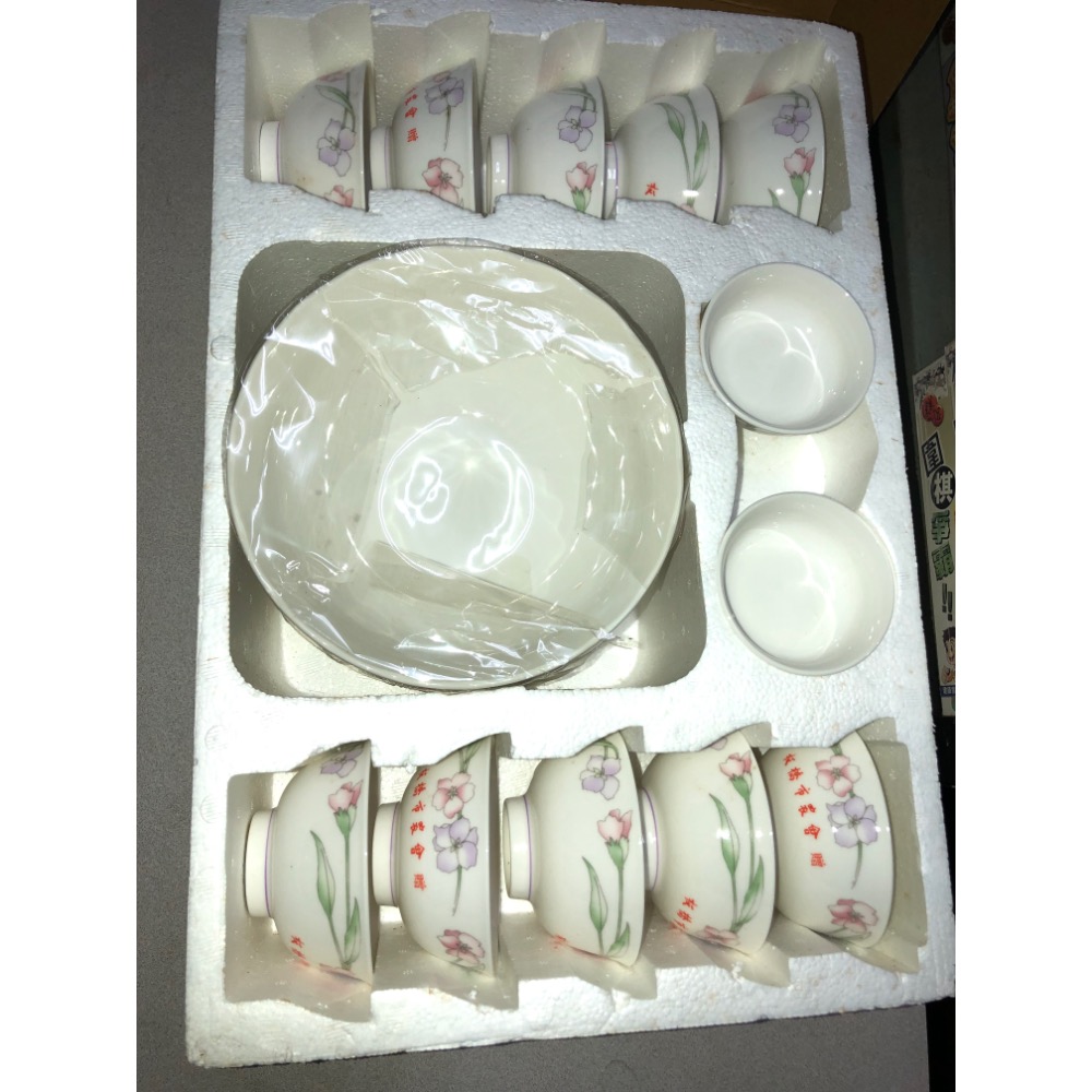 大同磁器富貴餐具組禮盒十人份-細節圖3