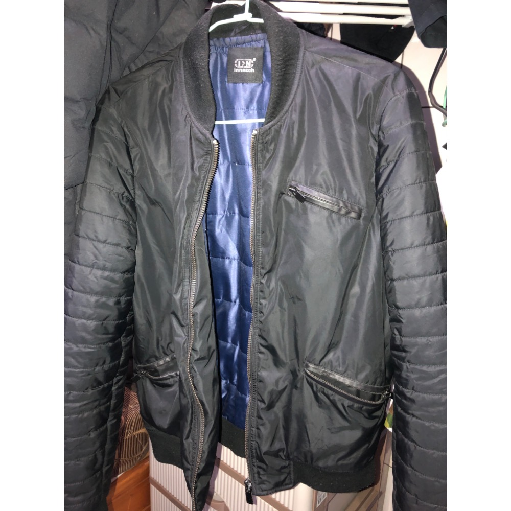 其實挺好看的男生羽絨外套 但拉鏈壞掉了 懶得找修 XXL-細節圖2