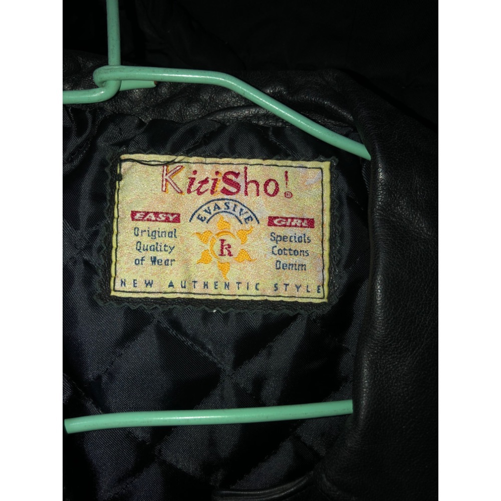 義大利製 Kiti Sho 女生女用真皮皮衣外套 騎士外套-細節圖3