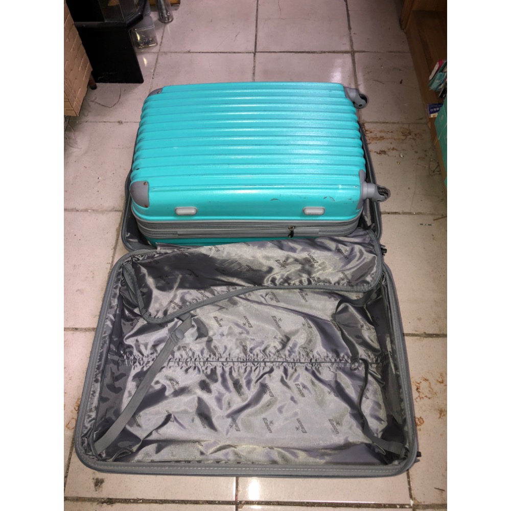 【大倉代領股東紀念品】一家三口大中小旅行箱 行李箱  77*50*28 66*42*27 56*36*26 正常使用痕跡-細節圖10