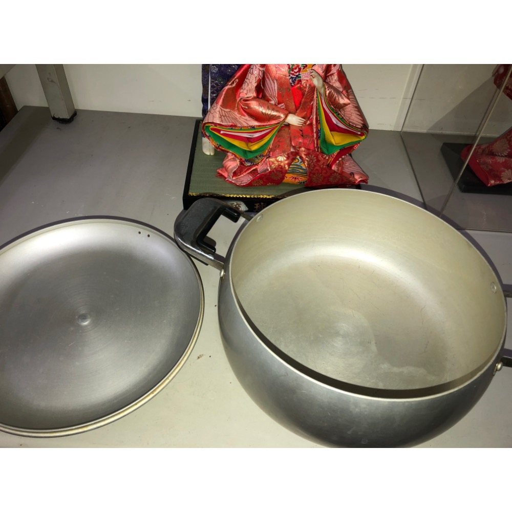 【大倉代領股東紀念品】白鐵鍋  直徑約26-27cm-細節圖6