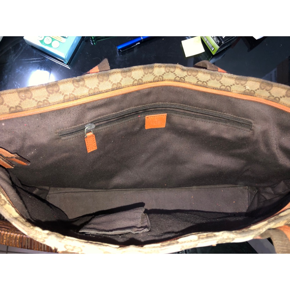 【大倉代領股東紀念品】大肩背包 使用情況如圖 正常使用痕跡50*28*15cm-細節圖3