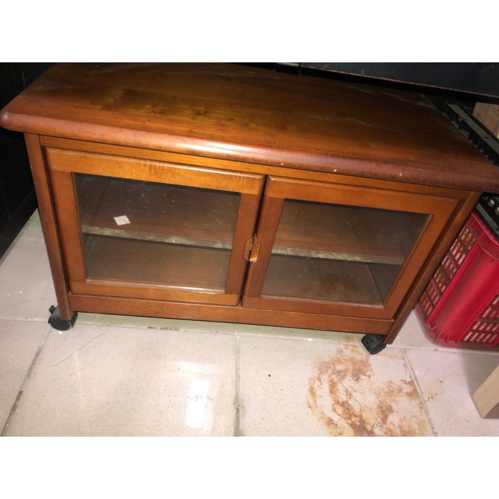 【大倉代領股東紀念品】實木可移動四輪收納櫃 移動櫃 75*51*48cm-細節圖2