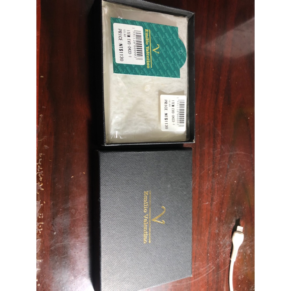 【大倉代領股東紀念品】Emilio Valentino 真皮名片夾-細節圖7