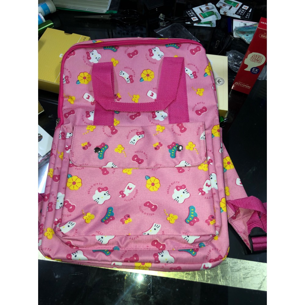 【大倉代領股東紀念品】hello kitty 凱蒂貓 兒童書包 學生背包 書包-細節圖2
