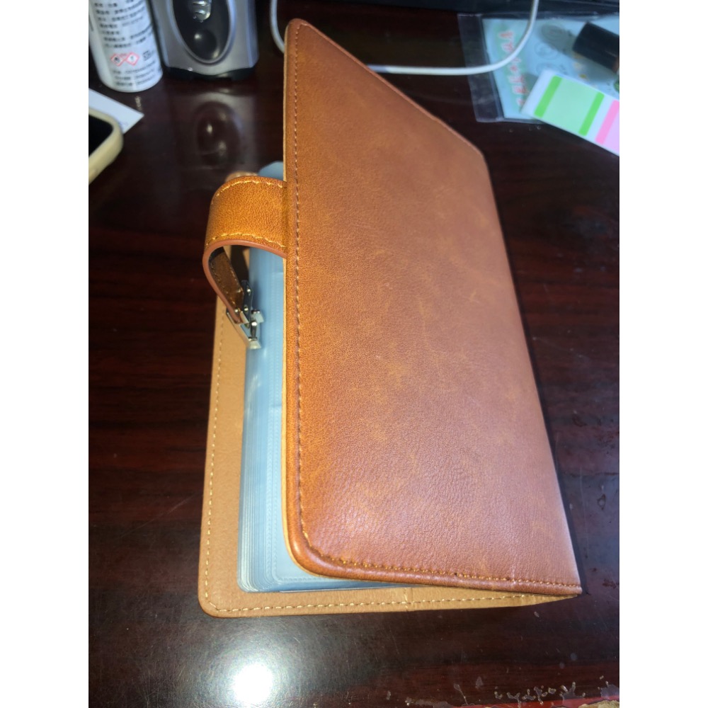 【大倉代領股東紀念品】全新名片收藏冊 棒卡 恐龍卡 證件套簿 球員卡簿 卡套 收集卡套 皮革卡簿證件簿 遊戲卡套卡簿-細節圖9