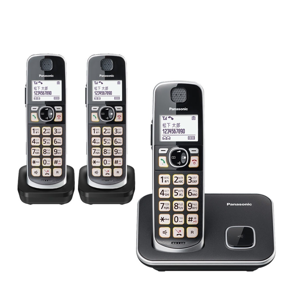 【國際牌PANASONIC】中文顯示大按鍵無線電話 KX-TGE613TWB 保固2年-細節圖2