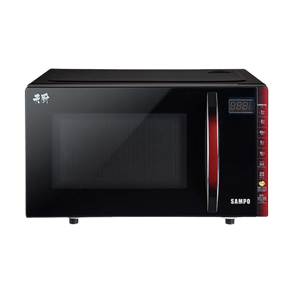 【聲寶SAMPO】20L天廚微電腦平台微波爐 RE-B020PM 無轉盤 微電腦 微波爐 保固一年-細節圖2