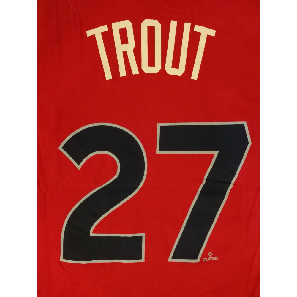 (新鮮現貨) Nike MLB 洛杉磯天使 Mike Trout 2023 城市版 背號短T (Sz. M)-細節圖6