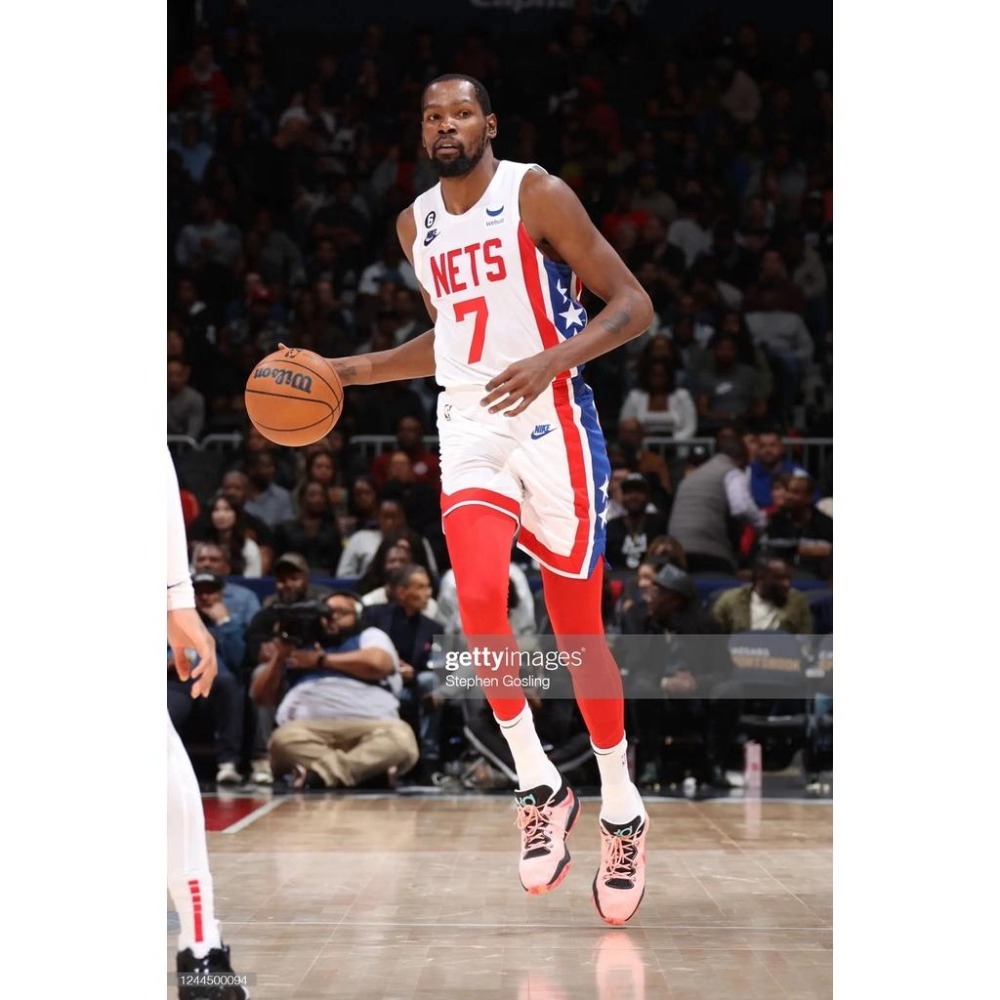 (全新現貨) Nike NBA 布魯克林籃網 Kevin Durant 22/23 復古版 背號短T (Sz. M)-細節圖3