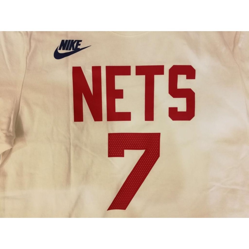 (全新現貨) Nike NBA 布魯克林籃網 Kevin Durant 22/23 復古版 背號短T (Sz. M)-細節圖5