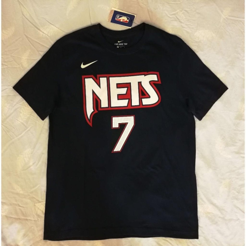 (特價) Nike NBA 布魯克林籃網 Kevin Durant 21/22 城市版 背號短T (Sz. M)