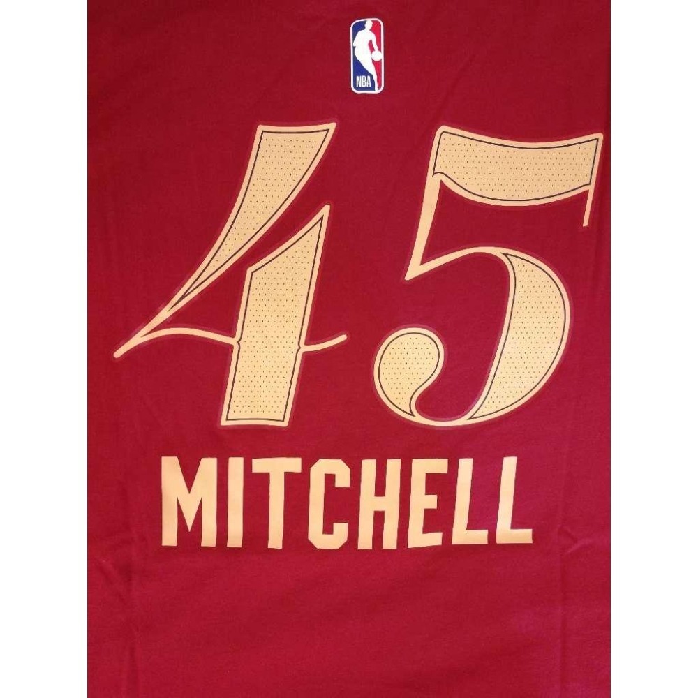 (新鮮現貨) Nike NBA 克里夫蘭騎士 Donovan Mitchell 23/24 城市版 背號T (Sz.M)-細節圖6