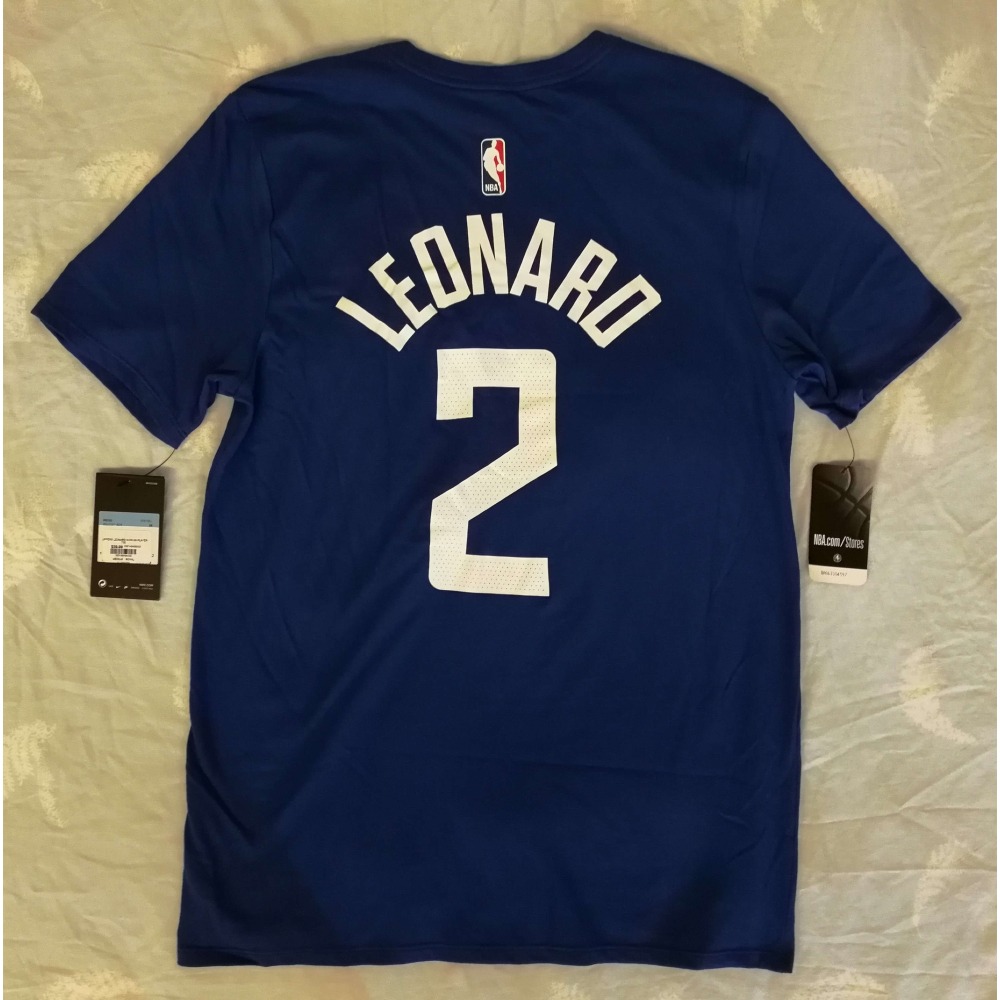 (最後一件) Nike NBA 洛杉磯快艇 Kawhi Leonard 19/20 經典版 背號短T (Sz. M)-細節圖2