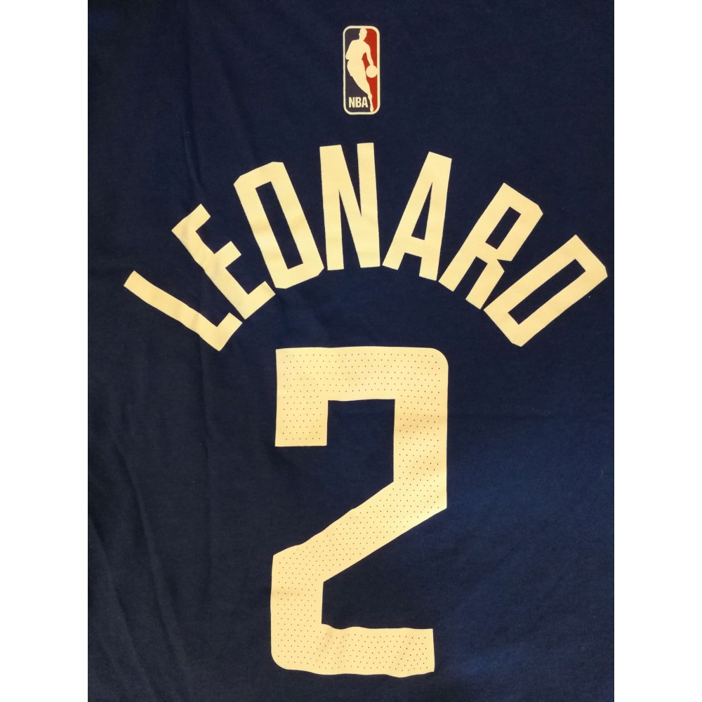 (最後一件) Nike NBA 洛杉磯快艇 Kawhi Leonard 19/20 經典版 背號短T (Sz. M)-細節圖6